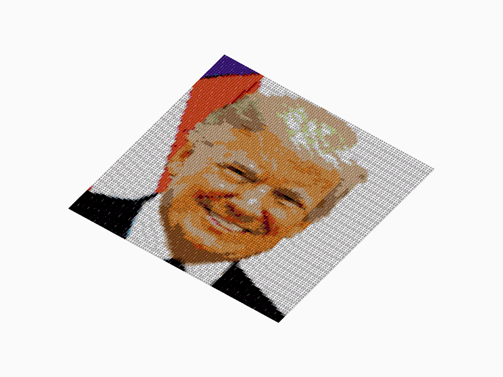 Custom Brick Mosaic