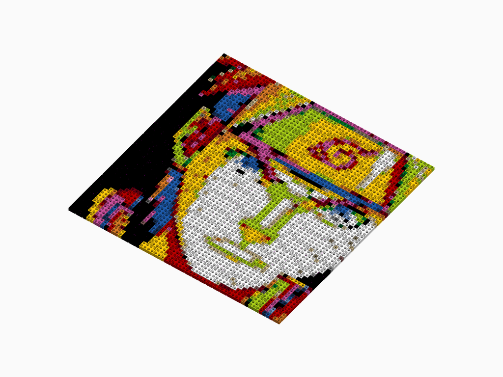 Custom Brick Mosaic