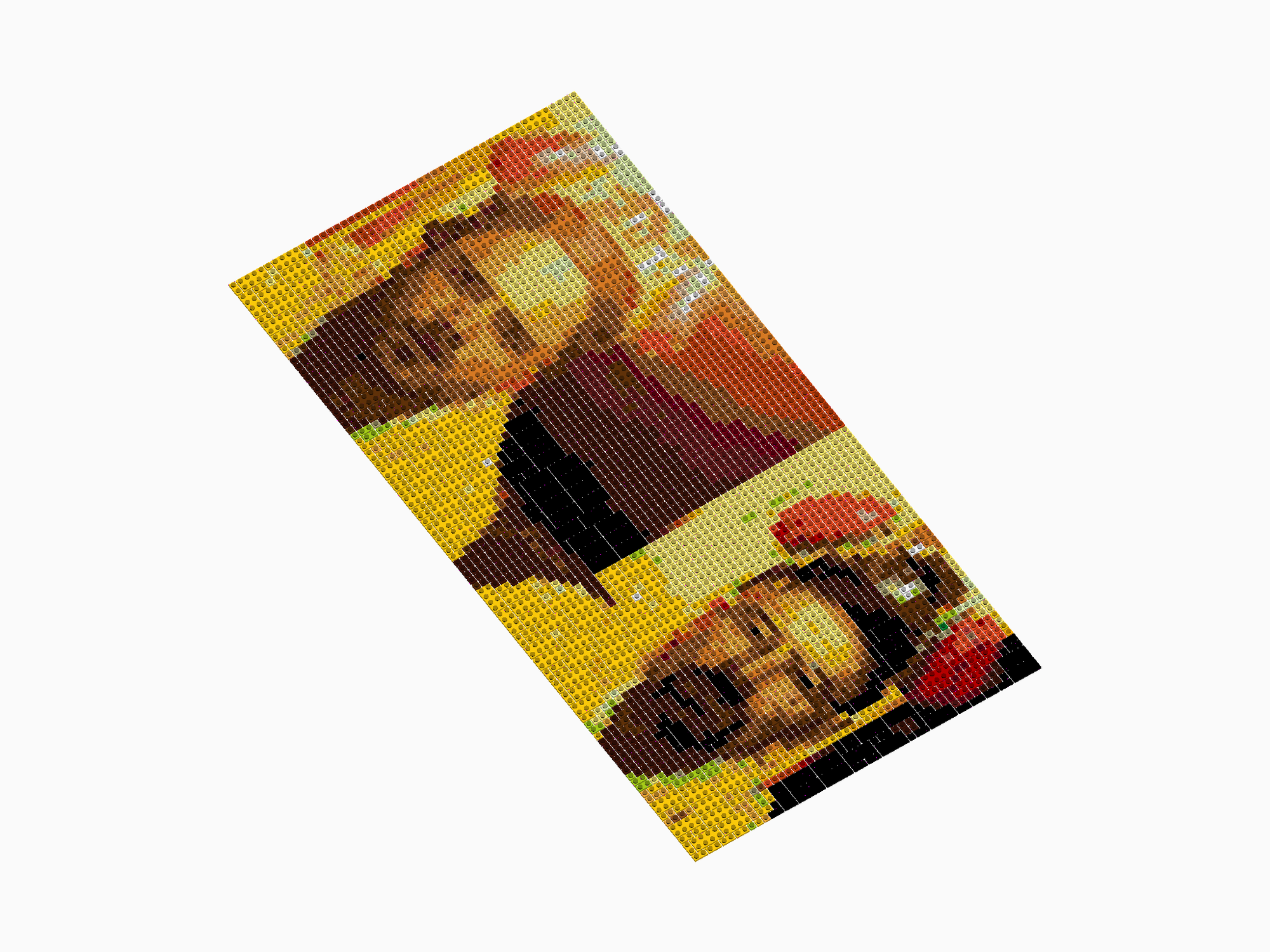 Custom Brick Mosaic