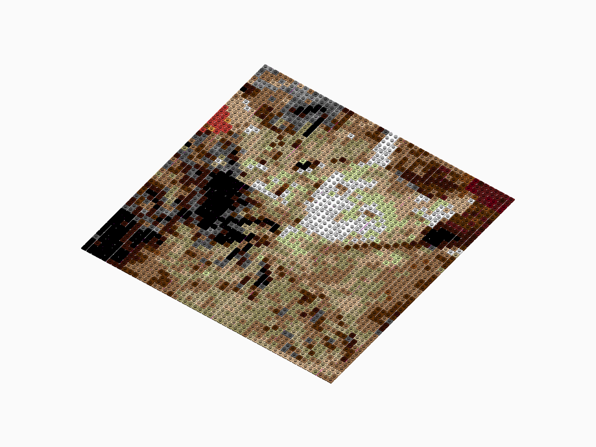 Custom Brick Mosaic