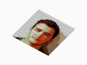 Custom Brick Mosaic