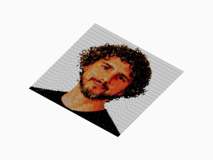 Custom Brick Mosaic