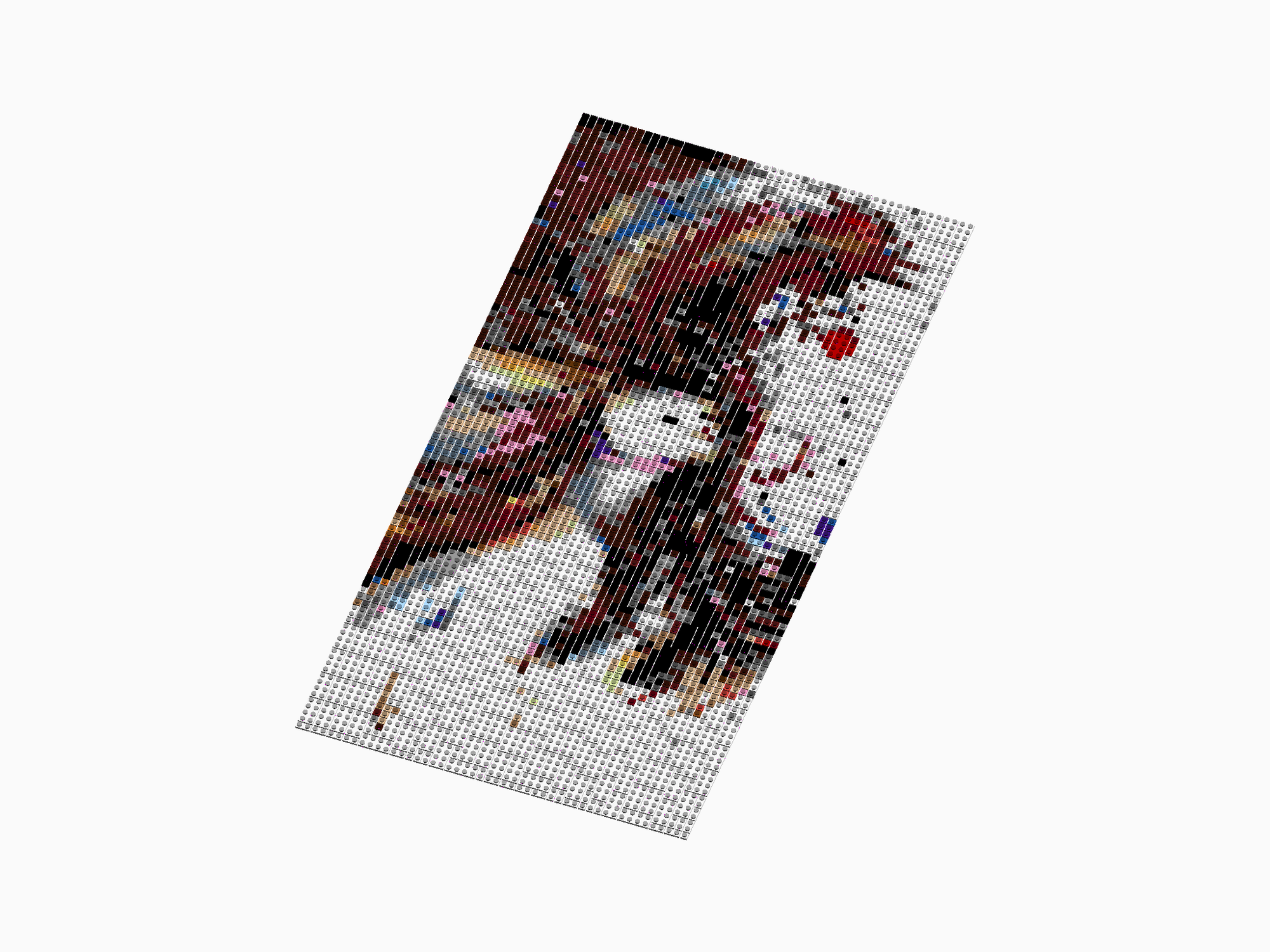 Custom Brick Mosaic