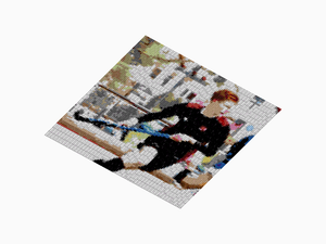Custom Brick Mosaic