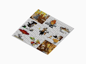 Custom Brick Mosaic