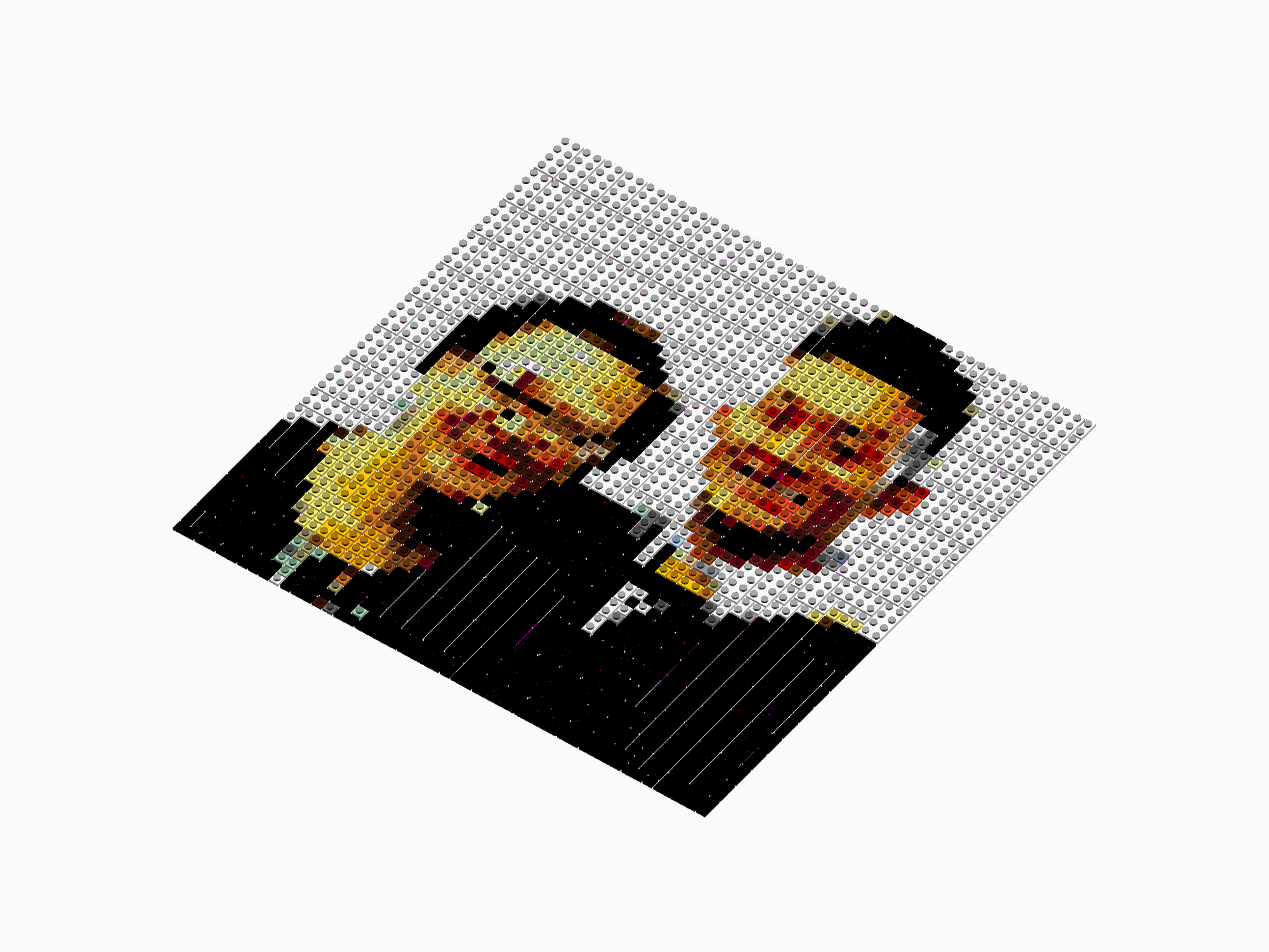 Custom Brick Mosaic