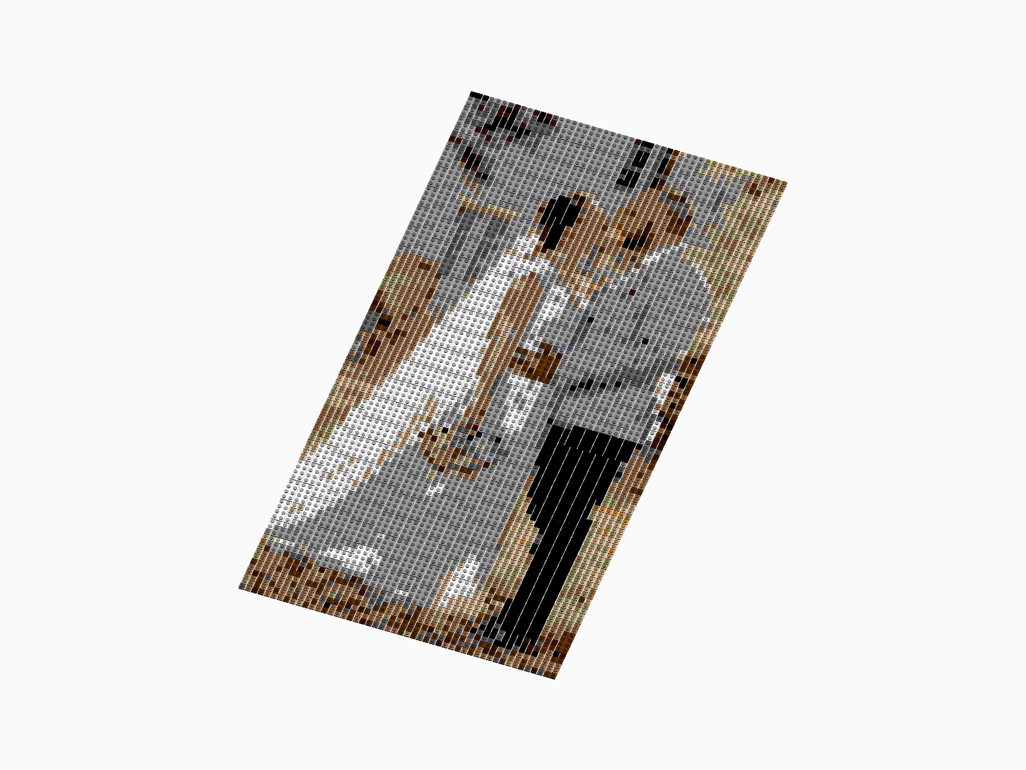 Custom Brick Mosaic