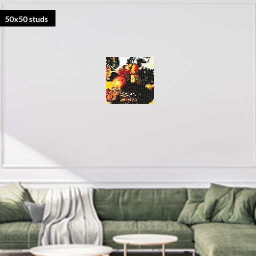 50*50studs, 40*40cm, 15.75*15.75inch