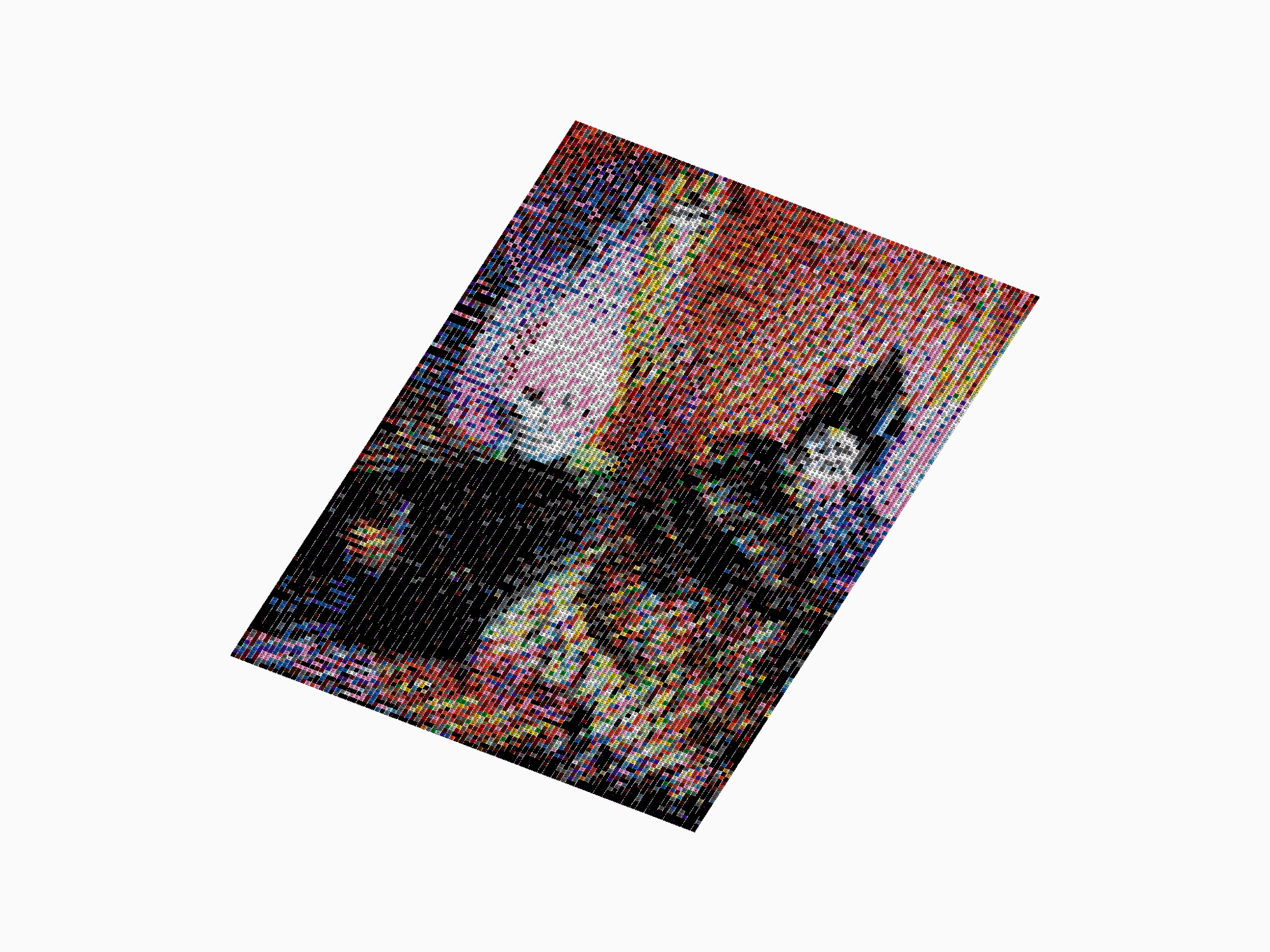 Custom Brick Mosaic