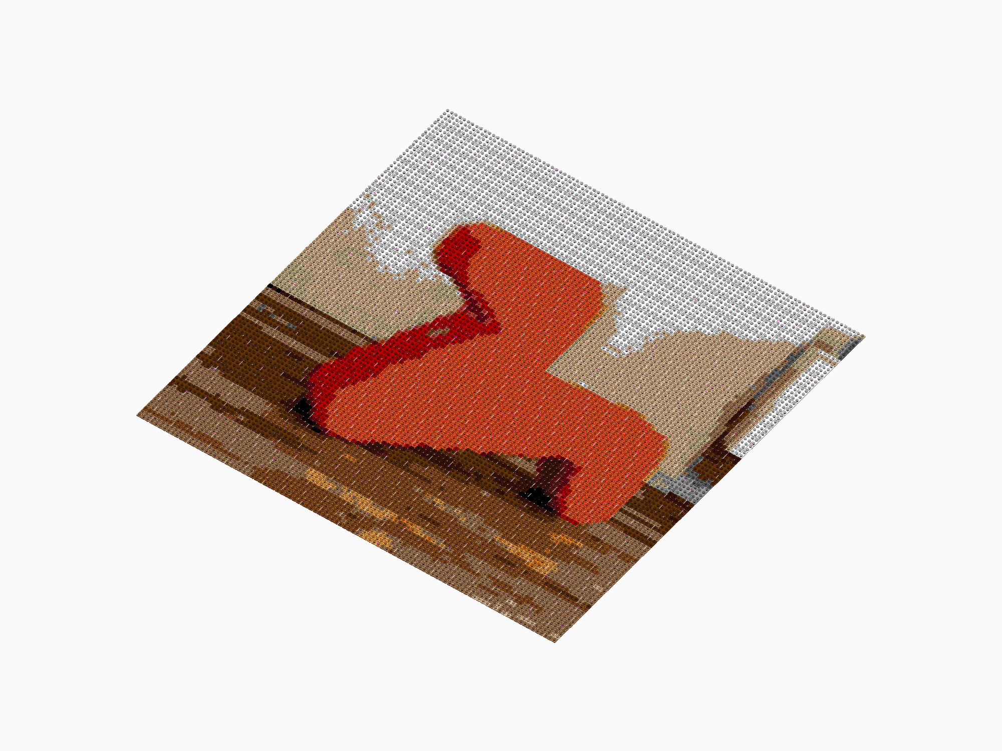 Custom Brick Mosaic