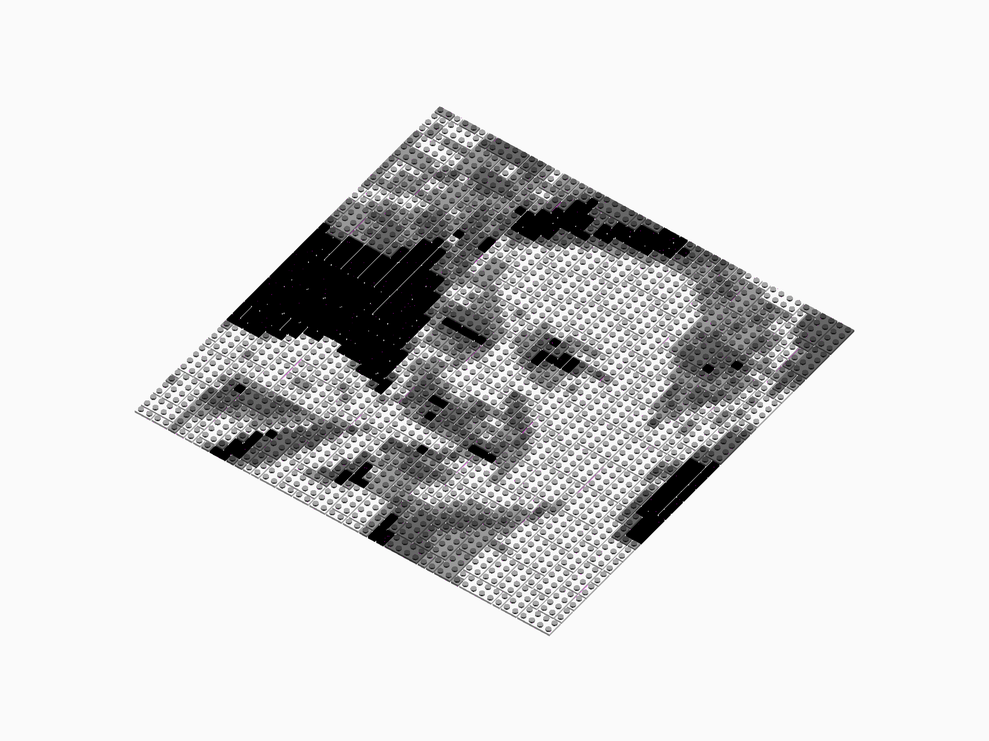 Custom Brick Mosaic