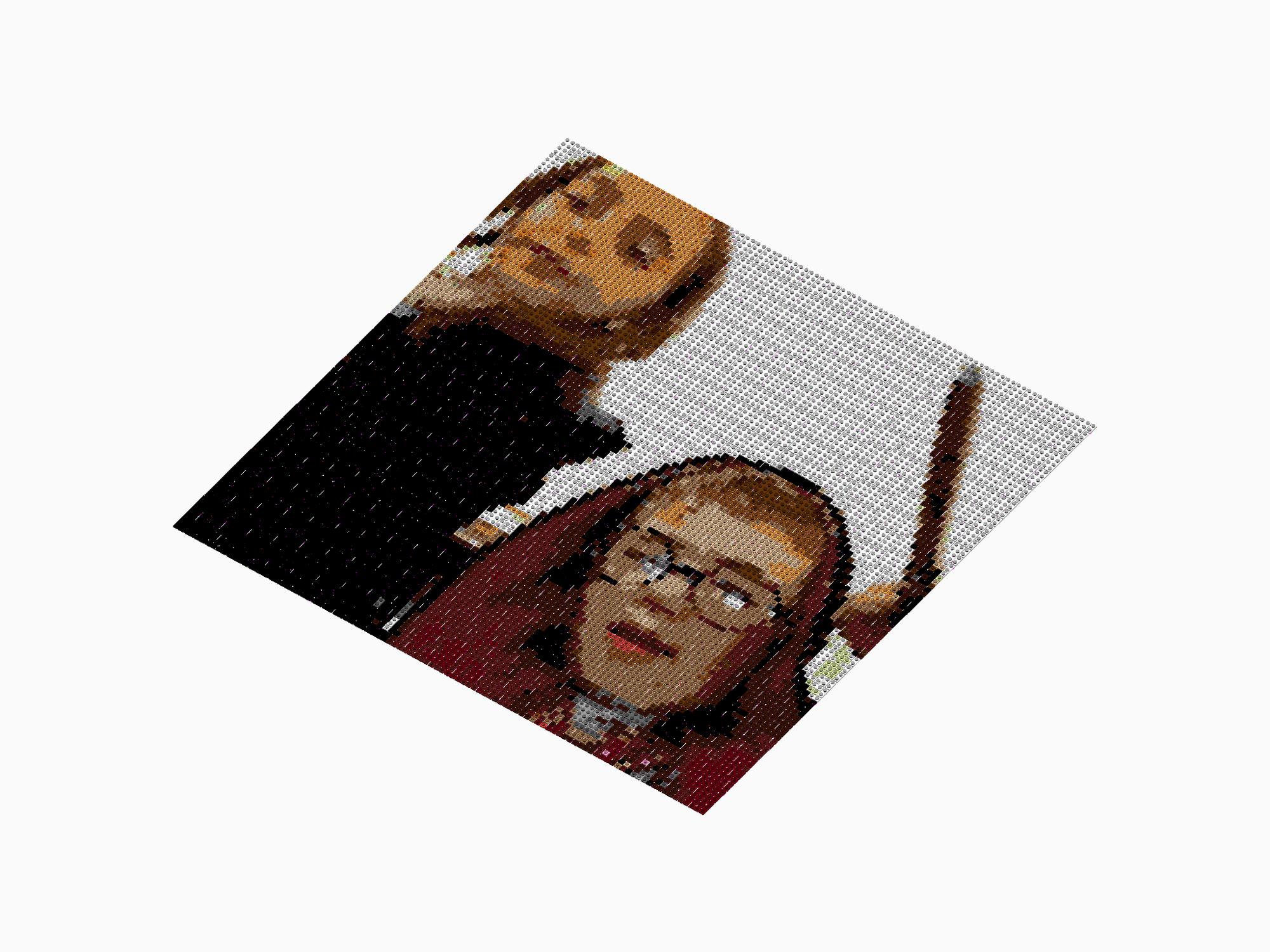 Custom Brick Mosaic