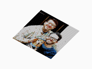 Custom Brick Mosaic