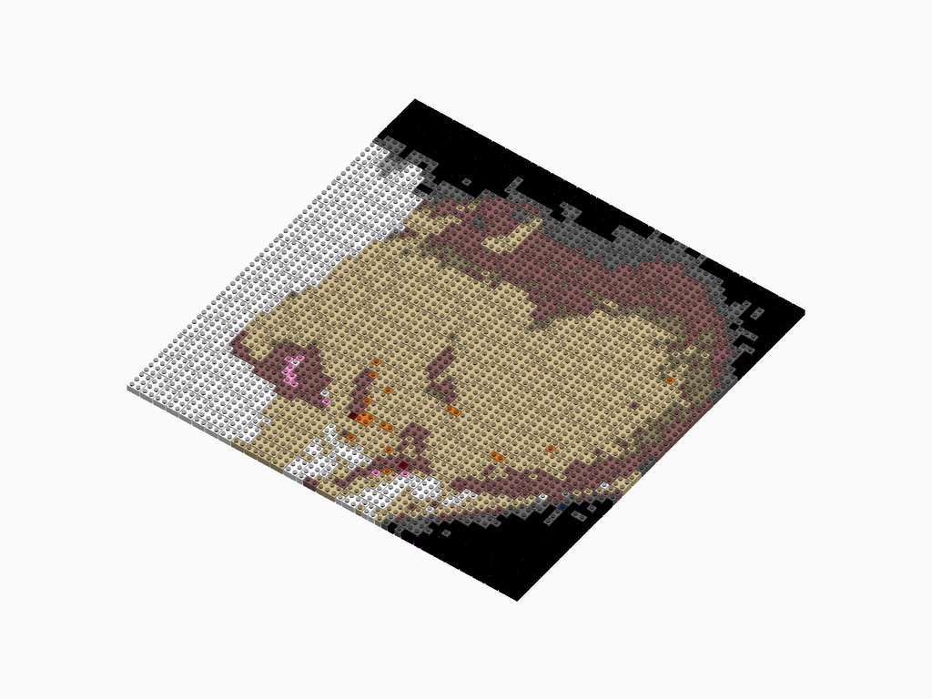 Custom Brick Mosaic