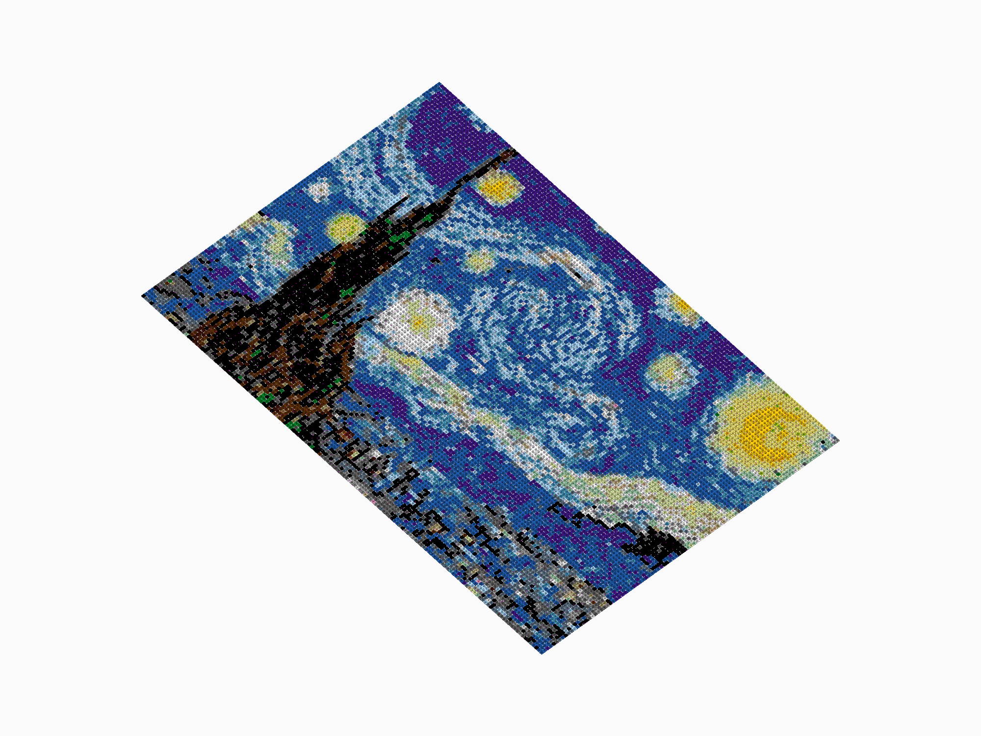 Custom Brick Mosaic