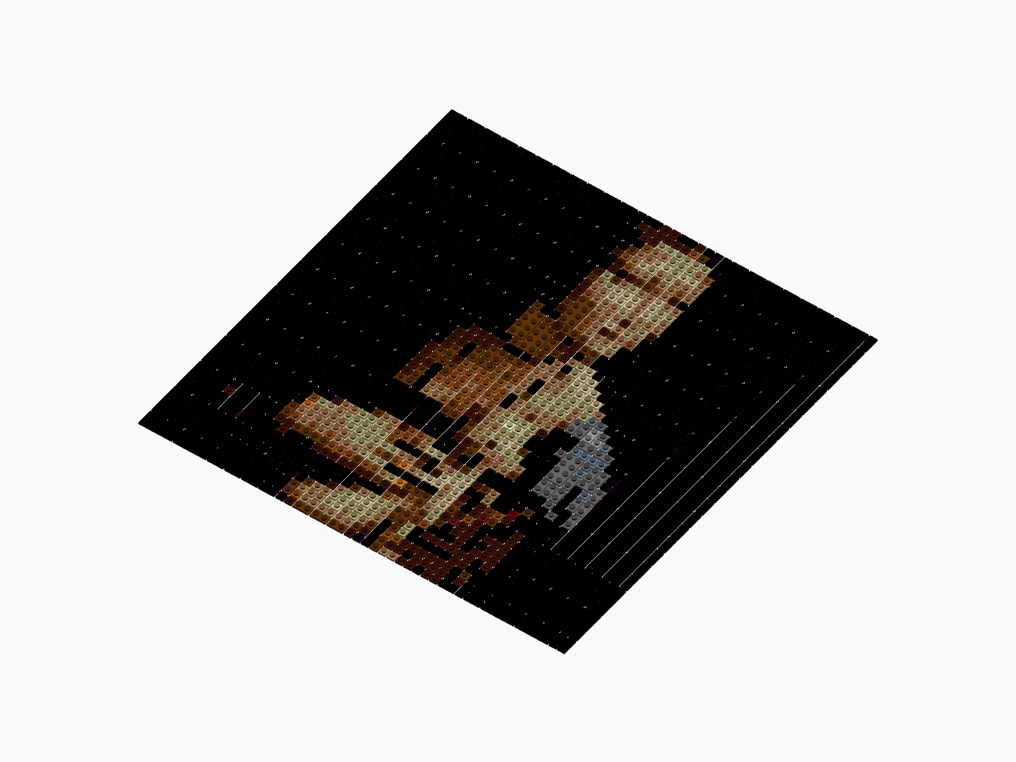 Custom Brick Mosaic