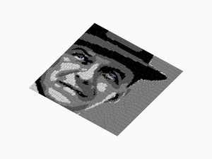Custom Brick Mosaic