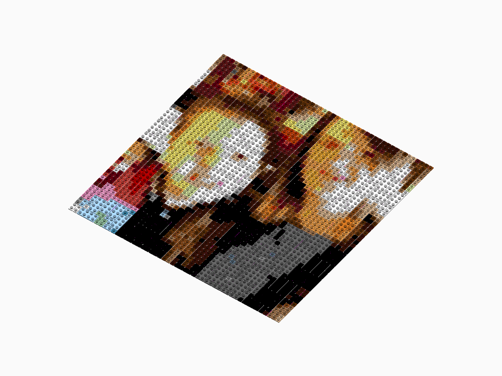 Custom Brick Mosaic