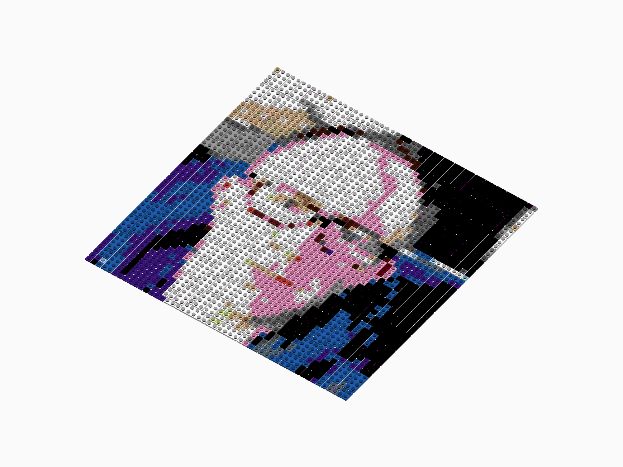 Custom Brick Mosaic