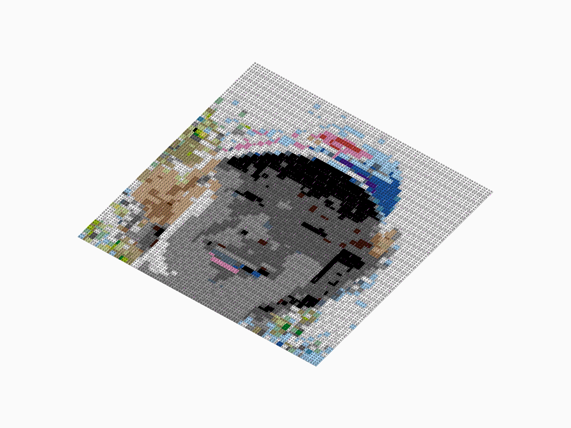 Custom Brick Mosaic