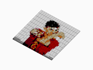 Custom Brick Mosaic