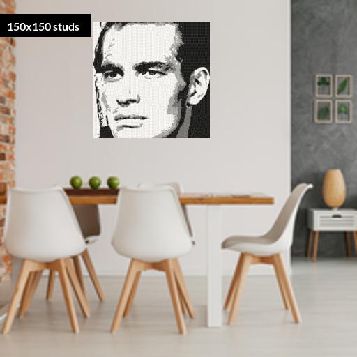 150*150studs, 120*120cm, 47.25*47.25inch