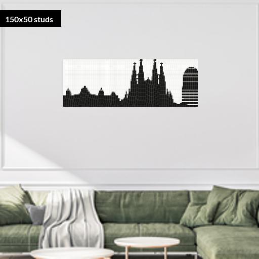 150*50studs, 120*40cm, 47.25*15.75inch