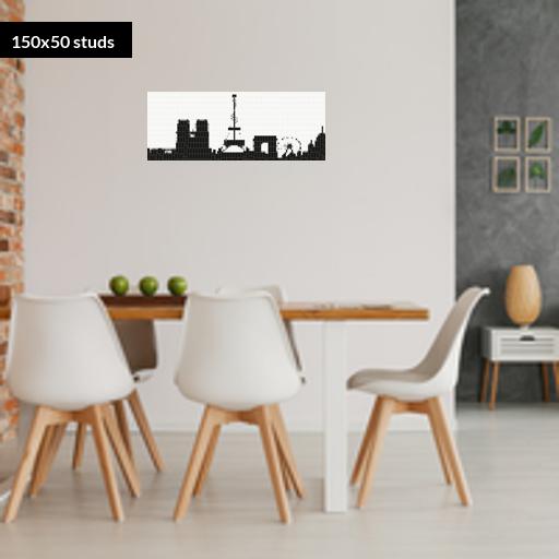 150*50studs, 120*40cm, 47.25*15.75inch