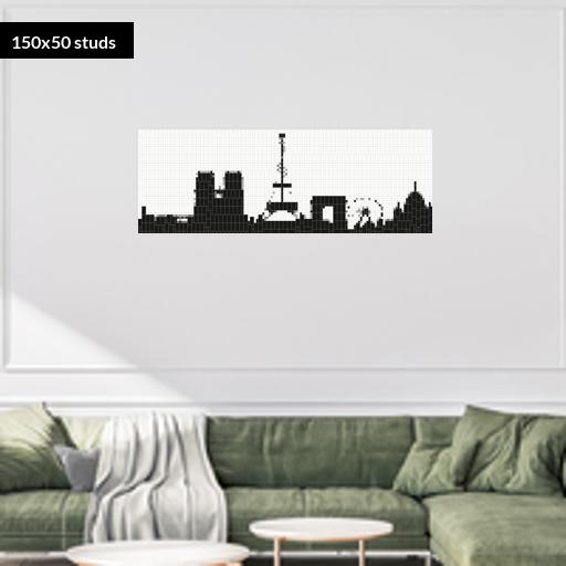150*50studs, 120*40cm, 47.25*15.75inch