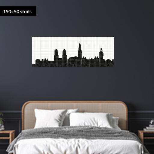 150*50studs, 120*40cm, 47.25*15.75inch