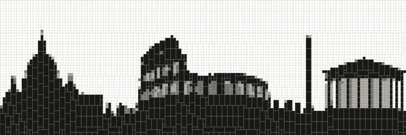 Cityscapes Brick Mosaic Art – Art For Bricks