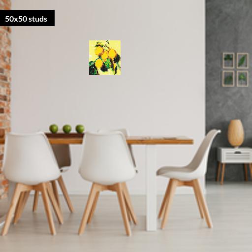 50*50studs, 40*40cm, 15.75*15.75inch