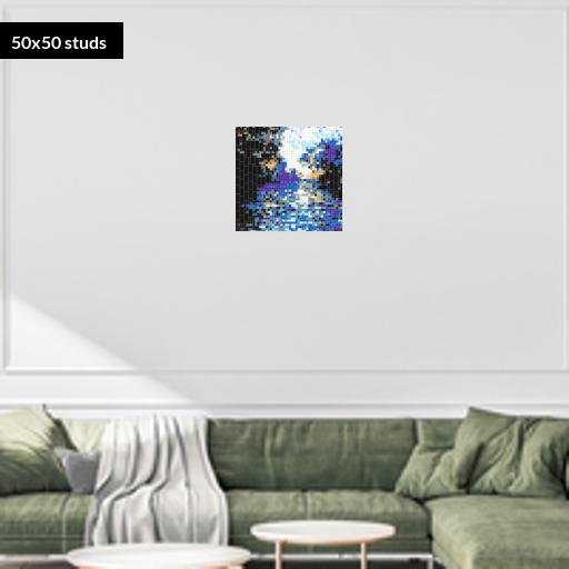 50*50studs, 40*40cm, 15.75*15.75inch