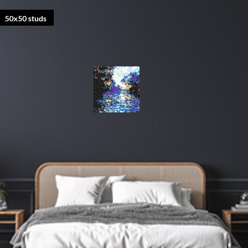 50*50studs, 40*40cm, 15.75*15.75inch