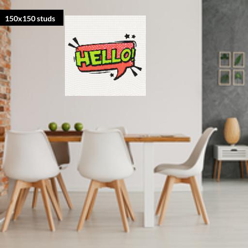 150*150studs, 120*120cm, 47.25*47.25inch