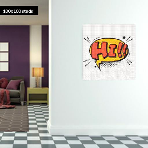 100*100studs, 80*80cm, 31.5*31.5inch