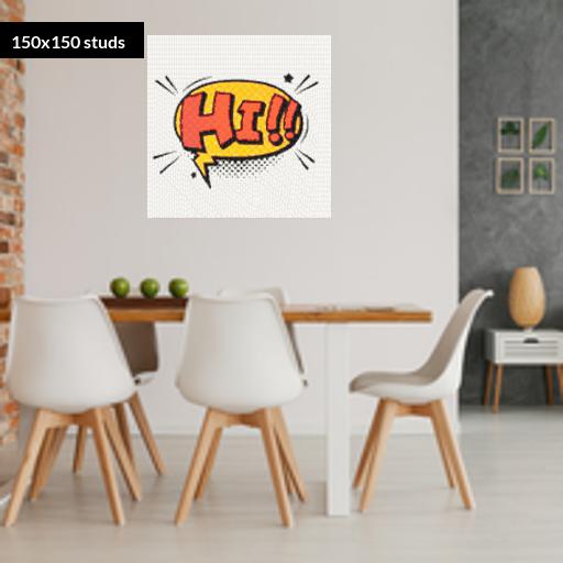 150*150studs, 120*120cm, 47.25*47.25inch