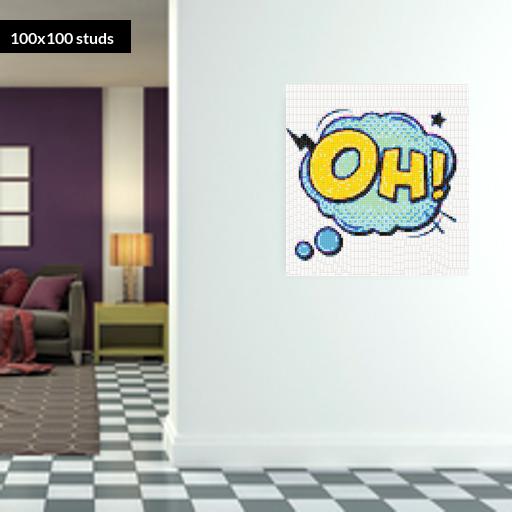 100*100studs, 80*80cm, 31.5*31.5inch