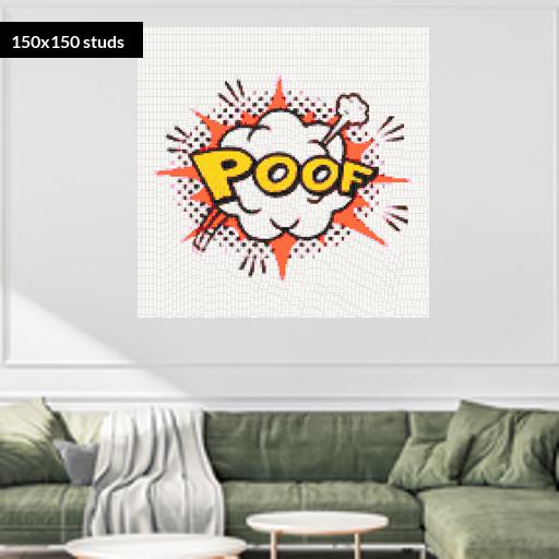 150*150studs, 120*120cm, 47.25*47.25inch
