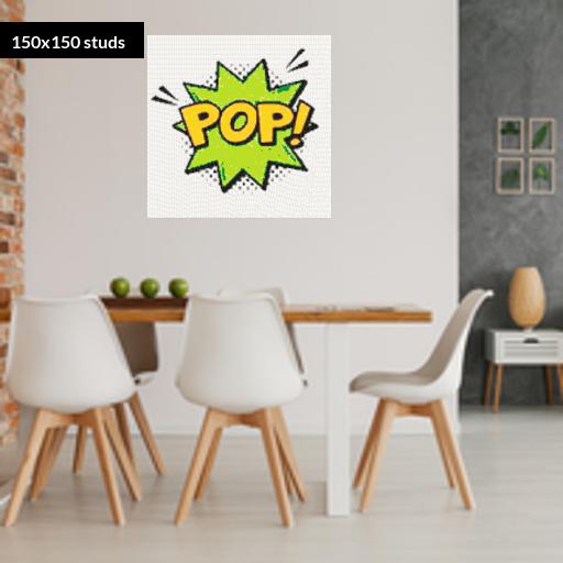 150*150studs, 120*120cm, 47.25*47.25inch