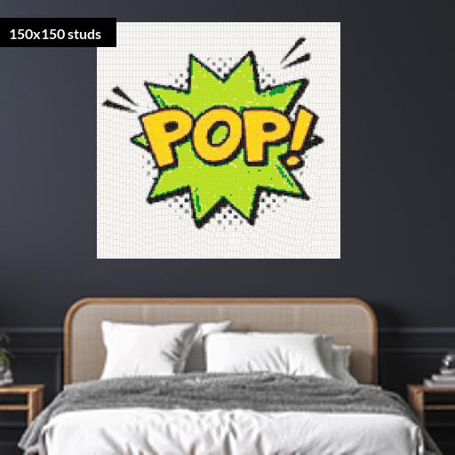 150*150studs, 120*120cm, 47.25*47.25inch