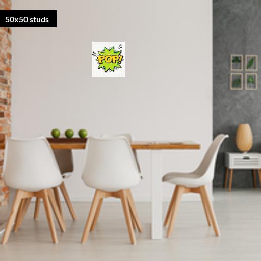 50*50studs, 40*40cm, 15.75*15.75inch