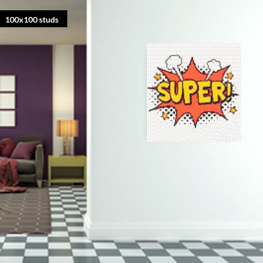 100*100studs, 80*80cm, 31.5*31.5inch