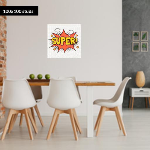 100*100studs, 80*80cm, 31.5*31.5inch
