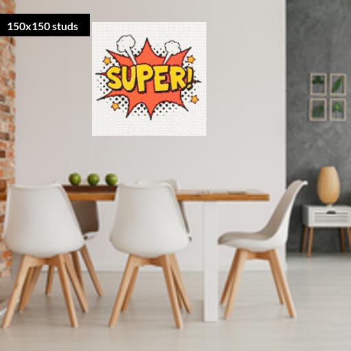150*150studs, 120*120cm, 47.25*47.25inch