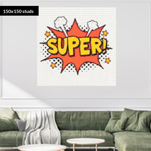 150*150studs, 120*120cm, 47.25*47.25inch