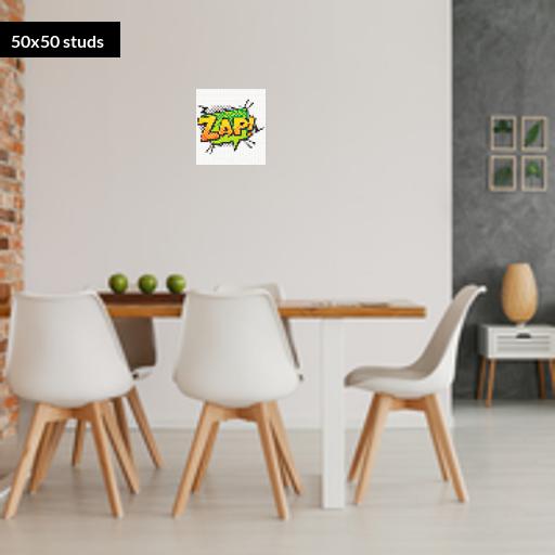 50*50studs, 40*40cm, 15.75*15.75inch