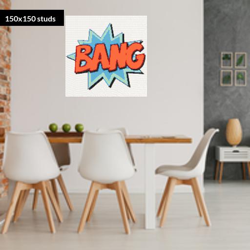 150*150studs, 120*120cm, 47.25*47.25inch