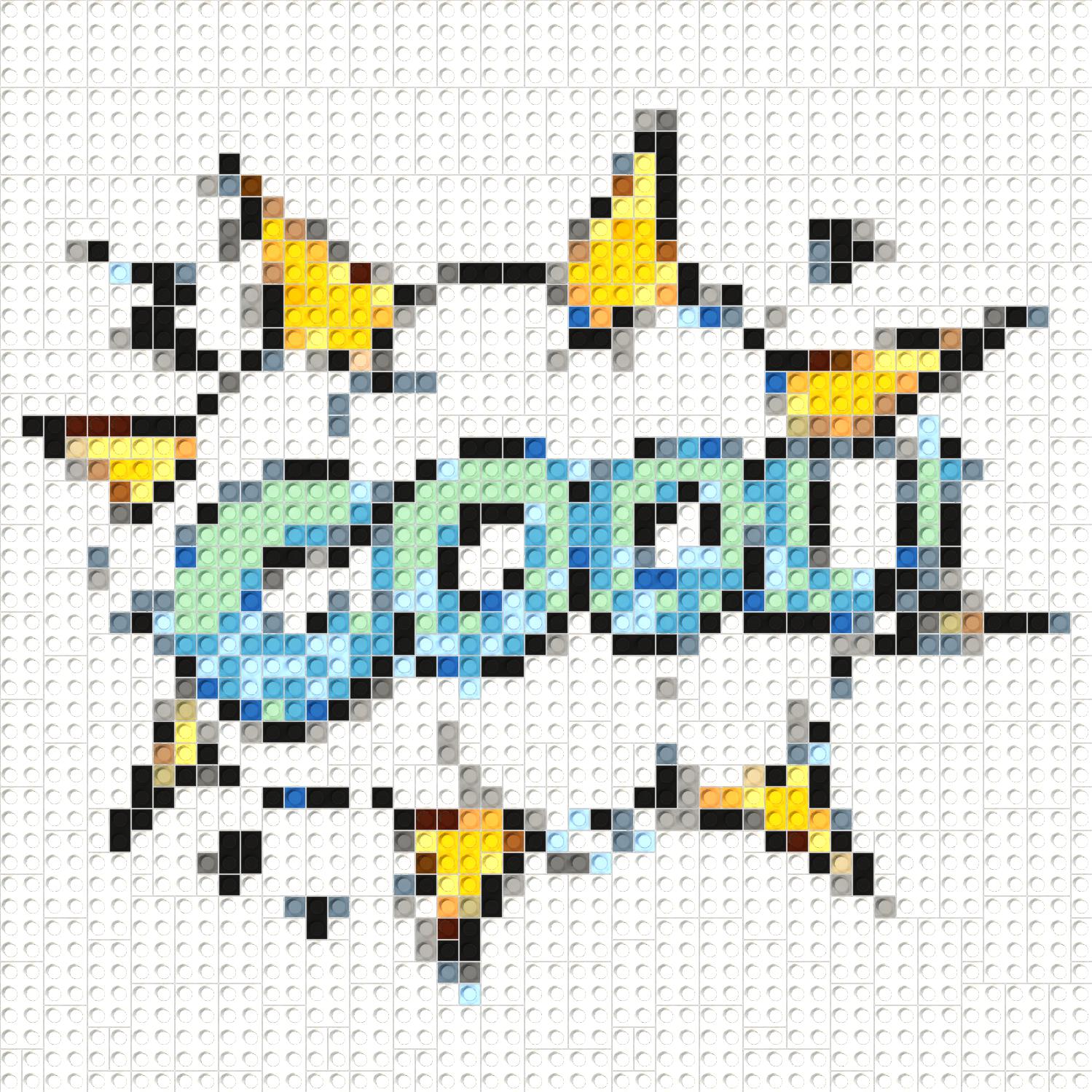 50*50studs, 40*40cm, 15.75*15.75inch