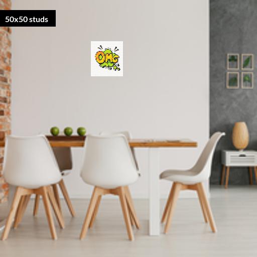 50*50studs, 40*40cm, 15.75*15.75inch